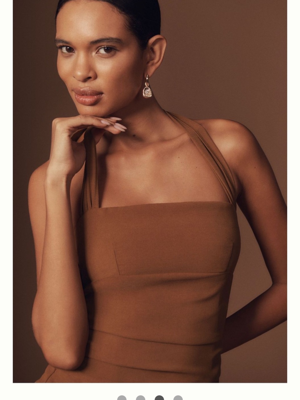 ⚡️DELFI COLLECTIVE/ANTHRO⚡️Delilah halter maxi dress - Picture 3 of 3